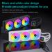 SNOWMAN KS 360 ARGB ALL IN ONE ( AIO ) LIQUID COOLER BK .